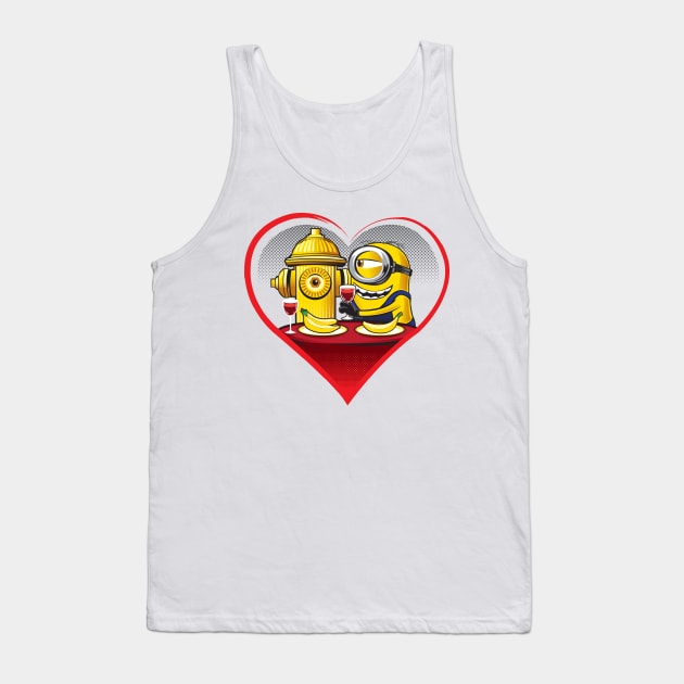 MINION IN LOVE Tank Top by MatamorosGraphicDesign